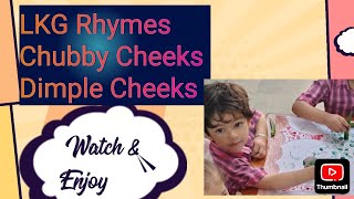 Chubby cheeks Dimple Cheeks 🔅 LKG Rhymes shorts reels rhymes babyboy KSVNews [upl. by Ardnaid]