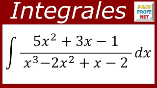 INTEGRACIÓN POR FRACCIONES PARCIALES  Ejercicio 2 [upl. by Savdeep769]