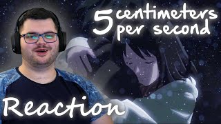 5 Centimeters Per Second 2007 Movie REACTION   First Time Watching [upl. by Repsihw988]