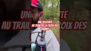 L’ambiance dans une descente du Trail de la croix des carmes  Sur le 30K trail [upl. by Dannica]