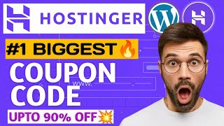 Hostinger Coupon Code  BEST Hostinger Promo Code Discount Deal [upl. by Delmor668]