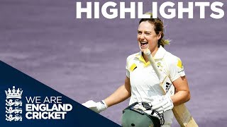 England v Australia Kia Women’s Test Match  Day 2 Highlights  The Women’s Ashes 2019 [upl. by Clawson]