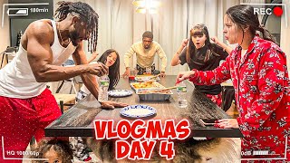 FLIP The Bottle Or DONT EAT FAMILY CHALLENGE  VLOGMAS DAY 4 [upl. by Frohman]