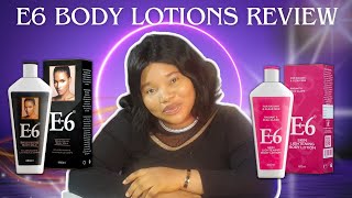 All you need to know about E6 Lightening Body Lotion  a Review [upl. by Eldwun]