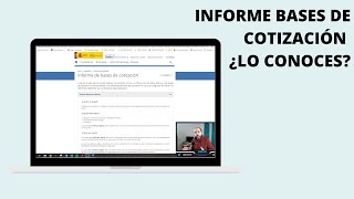 INFORME BASES DE COTIZACIÓN LA FORMA MÁS SENCILLA Y RAPIDA DE SABERLAS [upl. by Aneerol500]