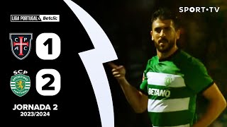 Resumo Casa Pia AC 12 Sporting  Liga Portugal Betclic  SPORT TV [upl. by Yenruoc]