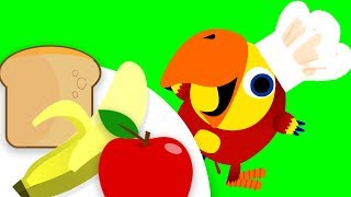 English Words With Larry Cartoon For Kids  Food Stories For Kids  Speaking amp Learning From ABC Fun [upl. by Selmore]