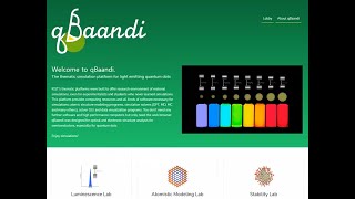 Platform Showcase  qBaandi a quantum dots and semiconductor simulator [upl. by Kevan]