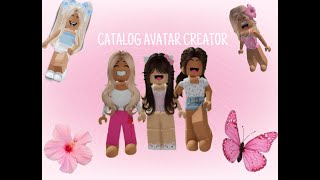 CATALOG AVATAR CREATOR  ROBLOX  XOXOSTARRY [upl. by Gnouhp]