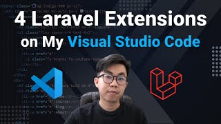 4 Laravel Extensions on My Visual Studio Code [upl. by Otrebor748]