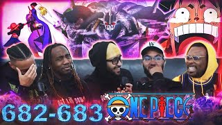 PICA ATTACKS LUFFY One Piece EP 682683 Reaction [upl. by Sueahccaz]