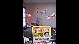 VINTAGE STANZELquotFLYING TOYSquot PLANES COPTERS JETS SPACECRAFT BATTERY OPERATED [upl. by Llenaej408]