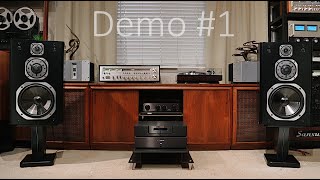 Yamaha NS1000X CR3020 YPD8 Koetsu Rosewood Signature Vintage Hifi Demo  quotCodinequot [upl. by Iot]