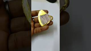 Gold plating on Stone  Gold Plating on Non Conductive material  24kt Gold electro plating  Gold [upl. by Dasya]