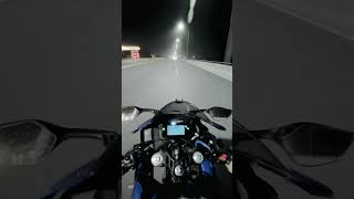 Yamaha R15 V4 top speed test 🔥 [upl. by Yedarb]