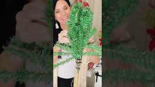 ❤️🎄DIY Dollar Tree Christmas plunger tree🎄❤️ [upl. by Welbie]