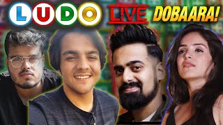 LUDO LIVE STREAM DOBARA  ashishchanchlanivinesSimranDhanwaniJashanSirwani Jadoo Plays [upl. by Yttap]