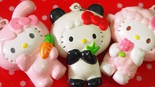 Hello Kitty playing Dressup A squishy collection video [upl. by Assital]