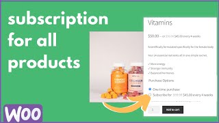 all products for woocommerce subscriptions [upl. by Berlinda]