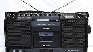 National RS4250 STEREO MAC ST5 1978 Panasonic Vintage Boombox Ghettoblaster Made in Japan ラジカセ [upl. by Llezo]