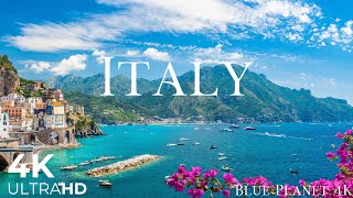 ITALY 4K  Blue Planet 4K with Peaceful Relaxing Music and Nature Video Ultra HD [upl. by Behah789]