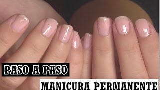 PASO A PASO MANICURA PERMANENTE Depend Gellack  Pekewiswis [upl. by Nayrbo]