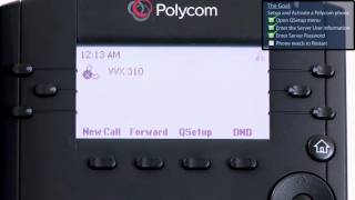 How to Setup and Activate a Polycom Phone [upl. by Arik488]