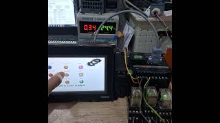 Connection Test HMI OMRON TO PLC OMRON [upl. by Ambrosio41]