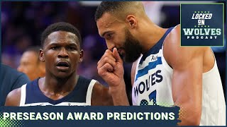 Preseason Awards Predictions The case for Anthony Edwards Rudy Gobert and other Timberwolves [upl. by Valli]