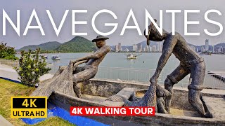 Navegantes SC A Scenic Walking Tour of Santa Catarina’s Coastal Gem  Brazil 2024【4K UHD】 [upl. by Gawlas603]