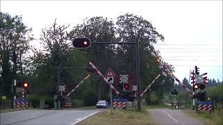 Spoorwegovergang Breda Prinsenbeek  Dutch railroad crossing [upl. by Mollie]