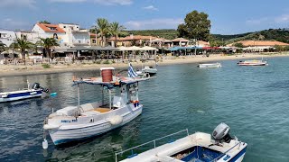 Gialova  Γιάλοβα  a village in Peloponnese  Greece  walking tour  4K HDR [upl. by Rothschild80]