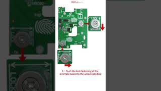 Yanhua ACDP Module 34 Lock fastening D70F3426 interface board installation tutorial [upl. by Sito343]