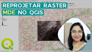 Reprojetar raster MDE no QGIS [upl. by Bolen]