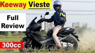 Keeway Vieste 300cc Scooter Full Review l Top Speed l Aayush ssm [upl. by Peggy217]