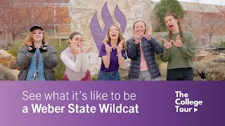 Weber State University The College Experience  The College Tour [upl. by Arihas]