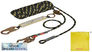 VEVOR Vertical Lifeline Assembly 055 x 25 Fall Protection Rope with 30 Review [upl. by Tecla]