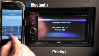 JVC Mobile Entertainment 2012  Multimedia  Bluetooth Phone  Audio Streaming [upl. by Nesnej]