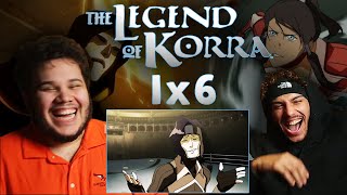 REACTION  quotThe Legend of Korra 1x6quot  ProBending Stadium ATTACK [upl. by Hguh]