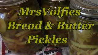 Bread And Butter Pickles [upl. by Tessil]