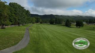 Massanutten Resort Woodstone Meadows Hole 10 Aerial View [upl. by Miko]