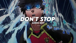 GLXXMSTRIDER  DONT STOP  AUDIO EDIT  SLOWED REVERB [upl. by Nosidda]