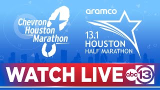 ABC13 coverage of 2023 Chevron Houston Marathon and Aramco Half Marathon [upl. by Lilian412]