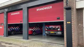 Opkomst en Uitruk Brandweer [upl. by Eitten]