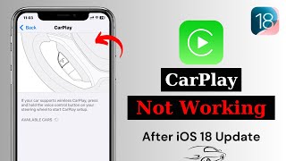 How To Fix CarPlay Not Working on iPhone After iOS 18 Update [upl. by Aneehc205]