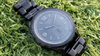 Fossil Hybrid Smartwatch Q Nate  Unboxing amp Review [upl. by Akkina]