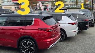 3 x Mitsubishi Outlander roof options 2024 [upl. by Zoeller]