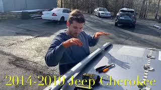 How To Remove Roof Rack On Jeep Cherokee [upl. by Latsyrcal]