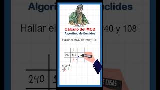 ALGORITMO DE EUCLIDES PARA EL MCD [upl. by Philbrook211]