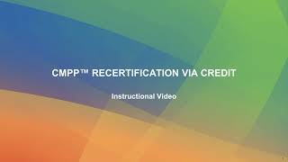 ISMPP Credit Tracker video v2 [upl. by Thomajan]